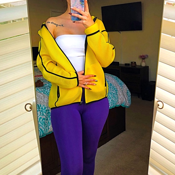 Zara sport yellow breathable jacket size M - Picture 2 of 7